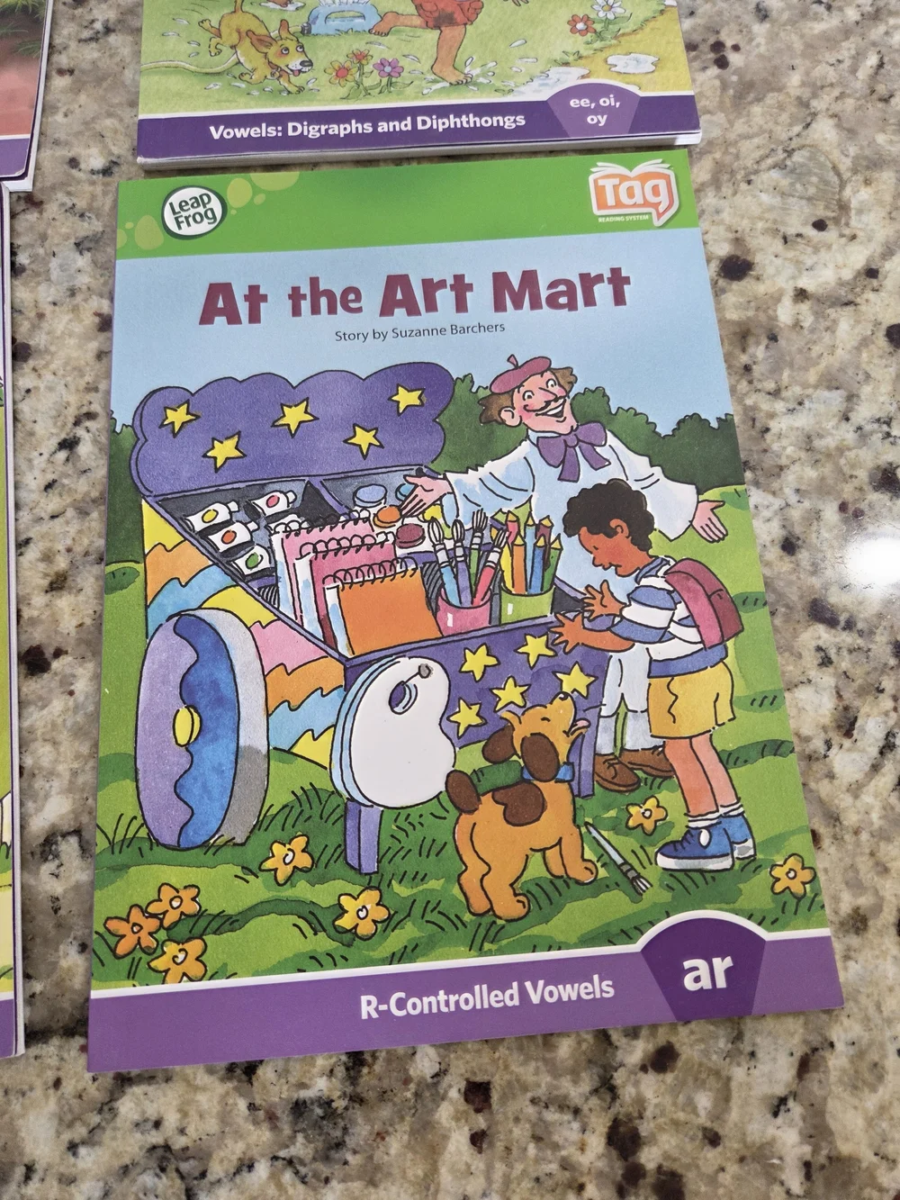 Leapfrog Tag Reading System Books Vowels Lot Of 4 Leap Frog Learning Reading